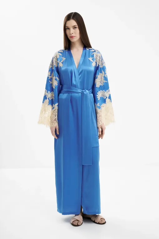 Халаты Marjolaine 3APO2201 5003 BLUE/NACRE