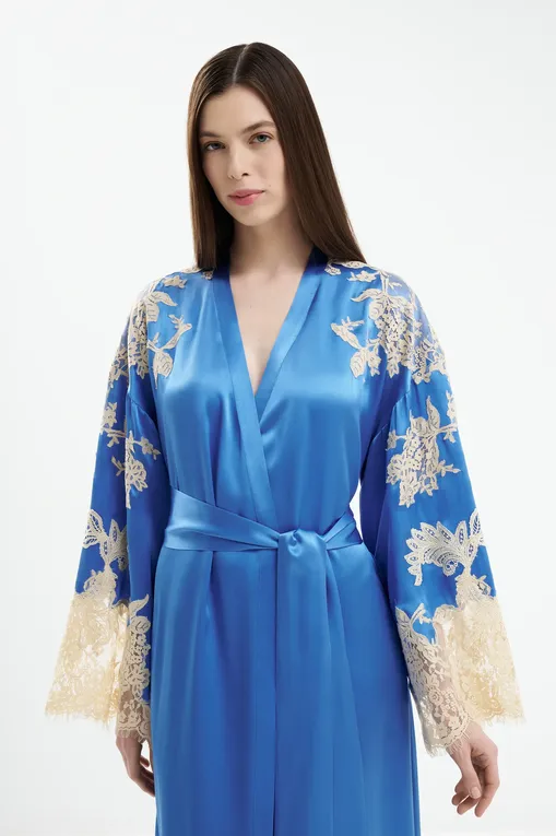 Халаты Marjolaine 3APO2201 5003 BLUE/NACRE