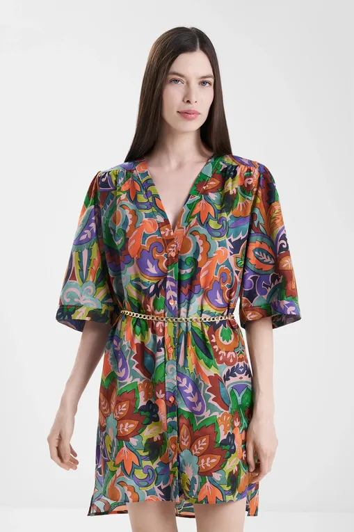 Халаты Marjolaine 3ATH2001 3143 IMP. VERT/JAUNE