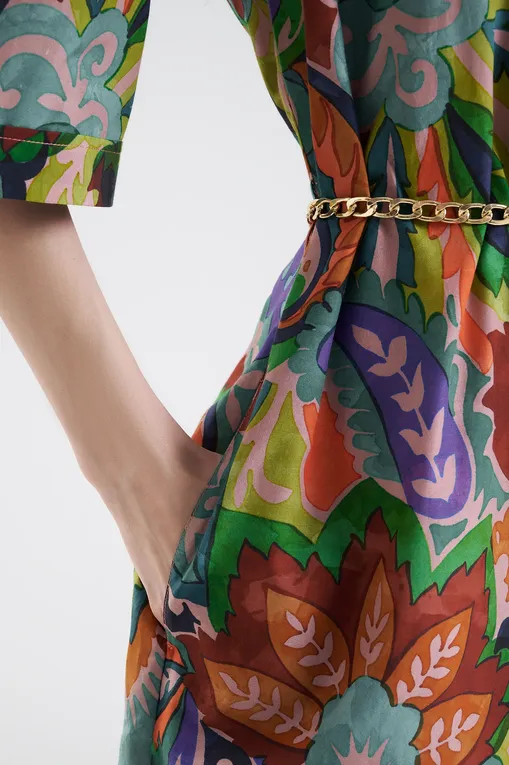 Халаты Marjolaine 3ATH2001 3143 IMP. VERT/JAUNE