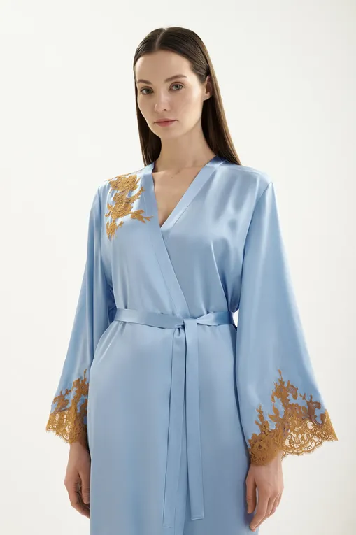 Халаты Marjolaine 3BEN2001 5246 Ciel/Noisette