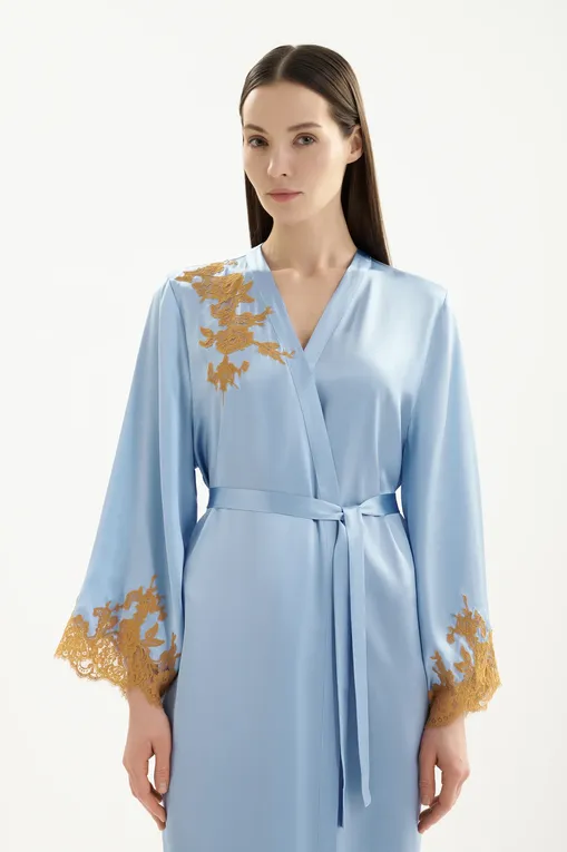 Халаты Marjolaine 3BEN2201 5246 Ciel/Noisette