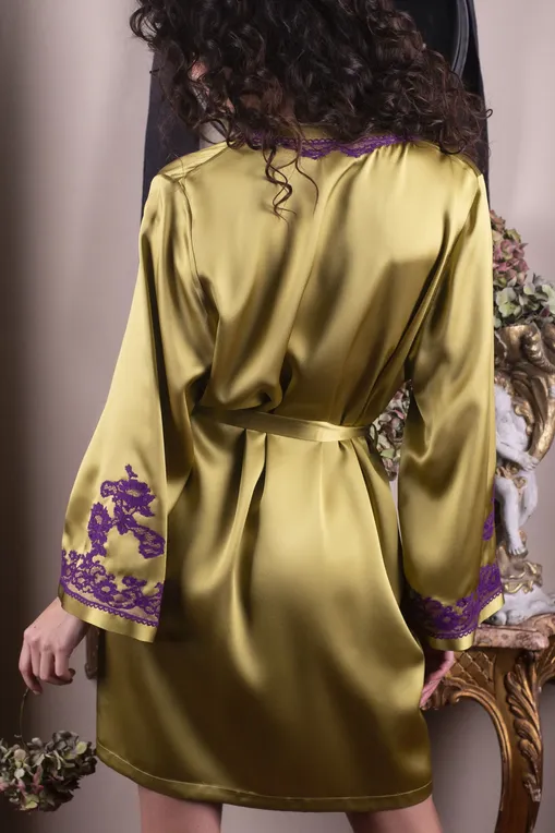 Халаты Marjolaine 3MAR2002 2268 Tilleul/Violet