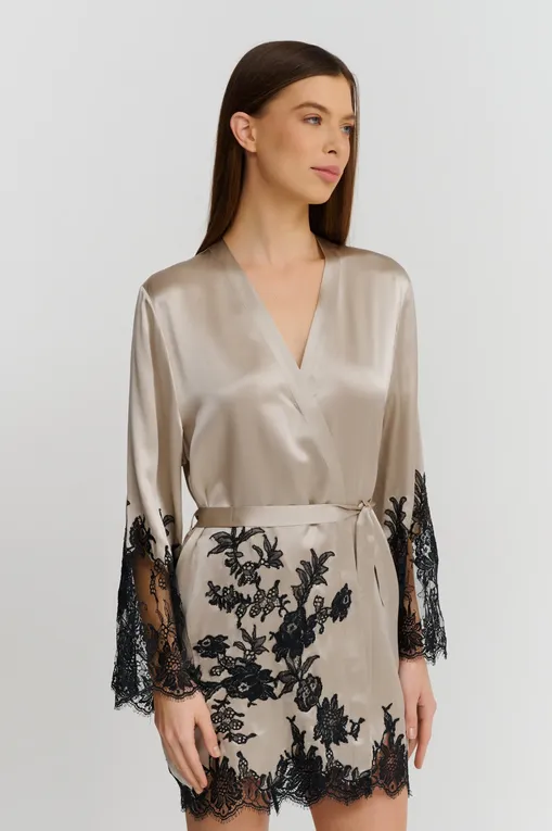 Халаты Marjolaine 3VIC2001 9504 GRAVIER/NOIR