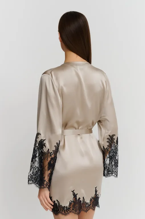 Халаты Marjolaine 3VIC2001 9504 GRAVIER/NOIR