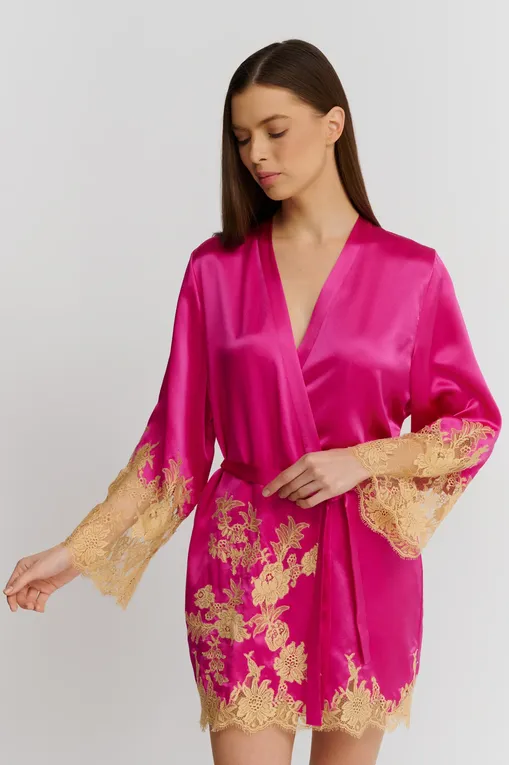 Халаты Marjolaine 3VIC2001 5597 FUCHIA/PLATINE