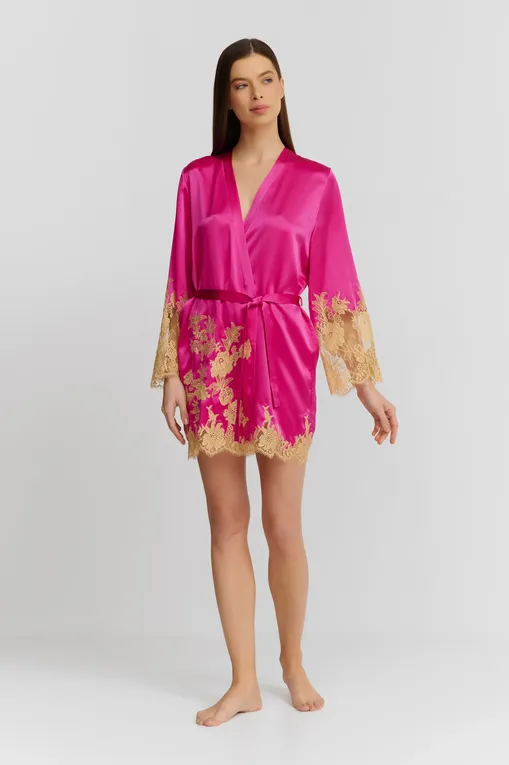 Халаты Marjolaine 3VIC2001 5597 FUCHIA/PLATINE