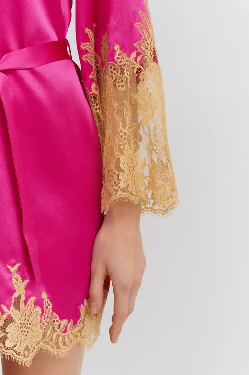 Халаты Marjolaine 3VIC2001 5597 FUCHIA/PLATINE