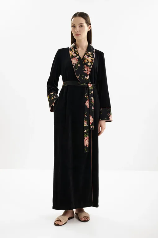 Халаты Marjolaine 4BER2201 0181 Imprime Fleur/Buvard