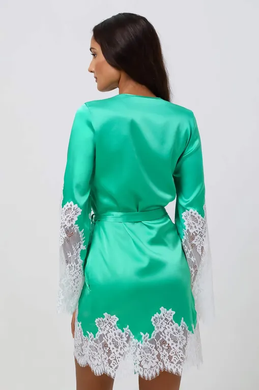 Халаты Marjolaine 4RUB2001 4374 Vert/Naturel