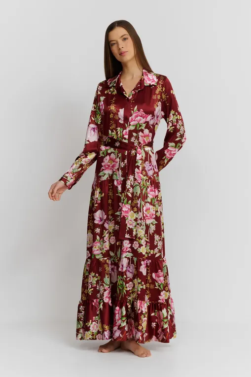 Халаты Marjolaine 4VEL3004 0156 Imprime Bourgogne