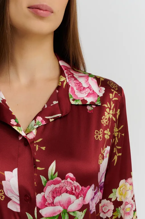 Халаты Marjolaine 4VEL3004 0156 Imprime Bourgogne