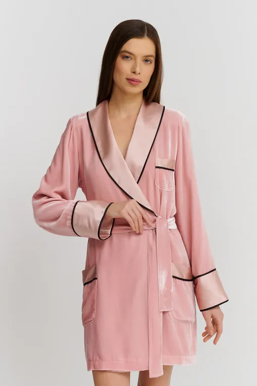 Халаты Marjolaine 5VEL2002 2804 PETAL/NOIR