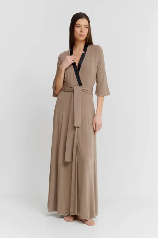 Халаты Gianantonio A. Paladini S41LV01/L LINO/L 414 NOISETTE/P.NERO