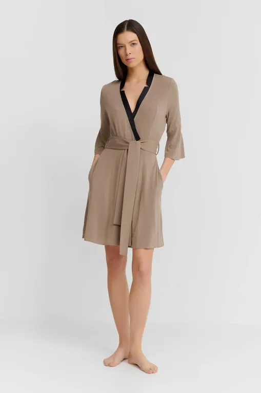Халаты Gianantonio A. Paladini S41LV01/X LINO/X 414 NOISETTE/P.NERO