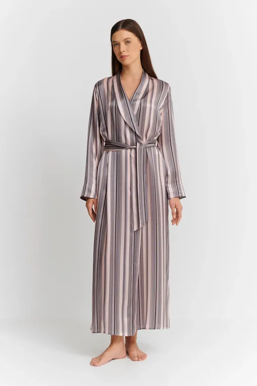Халаты Gianantonio A. Paladini W41QV01/L QUEBEC/L 570 RIGHE ROSA/GRIGIO