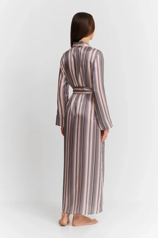 Халаты Gianantonio A. Paladini W41QV01/L QUEBEC/L 570 RIGHE ROSA/GRIGIO