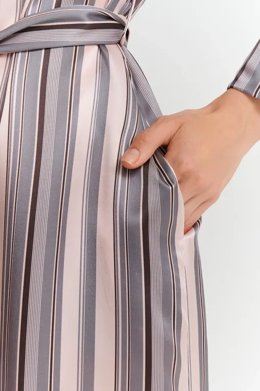 Халаты Gianantonio A. Paladini W41QV01/L QUEBEC/L 570 RIGHE ROSA/GRIGIO