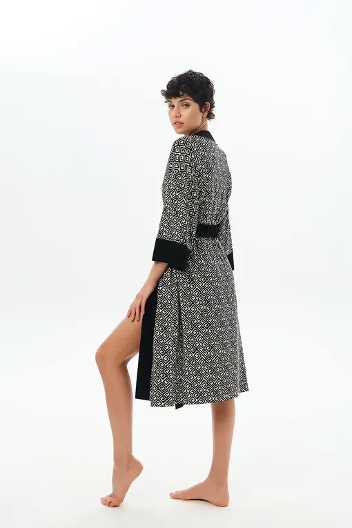 Халаты Petit Pas 101119 print geometry