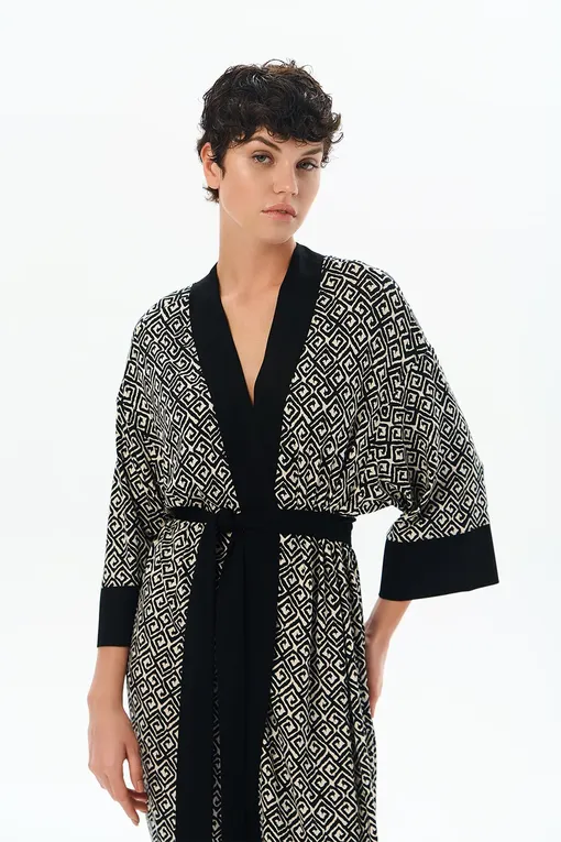 Халаты Petit Pas 101119 print geometry