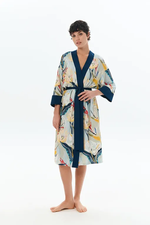Халаты Petit Pas 101119 print flowers