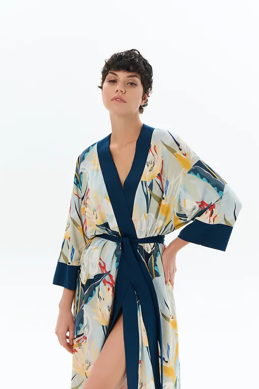 Халаты Petit Pas 101119 print flowers