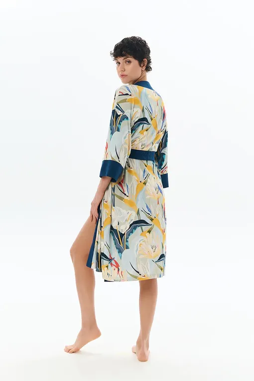 Халаты Petit Pas 101119 print flowers