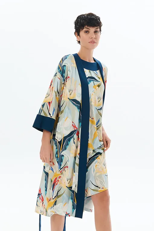 Халаты Petit Pas 101119 print flowers