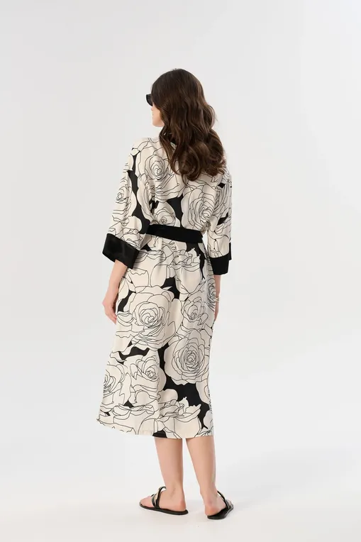 Халаты Petit Pas 101135 black-white