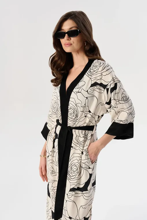 Халаты Petit Pas 101135 black-white