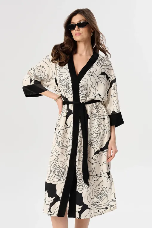 Халаты Petit Pas 101135 black-white