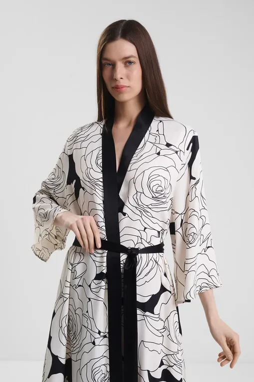 Халаты Petit Pas 101136 black-white