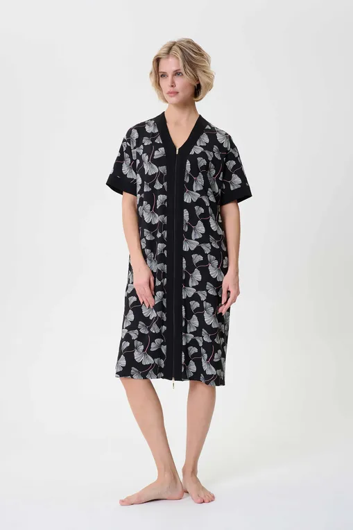 Халаты Petit Pas 101175 black print