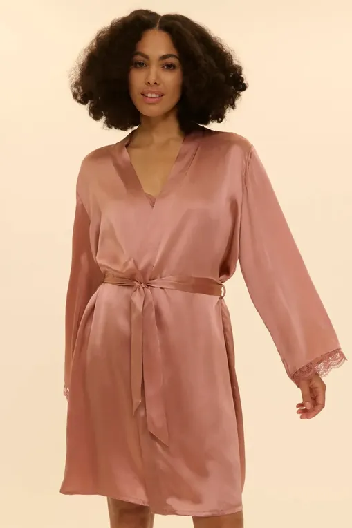 Халаты Simone Perele 1F8982 469 Smokey Pink