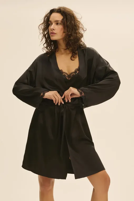 Халаты Simone Perele 1F8982 015 noir/tatoo