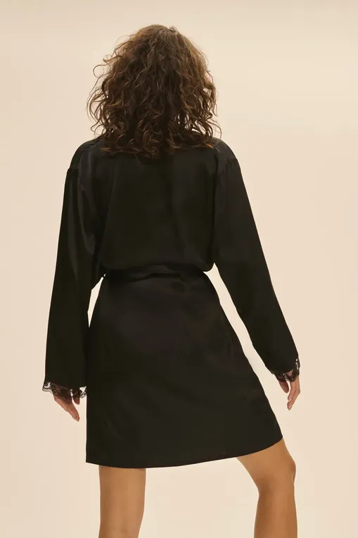 Халаты Simone Perele 1F8982 015 noir/tatoo