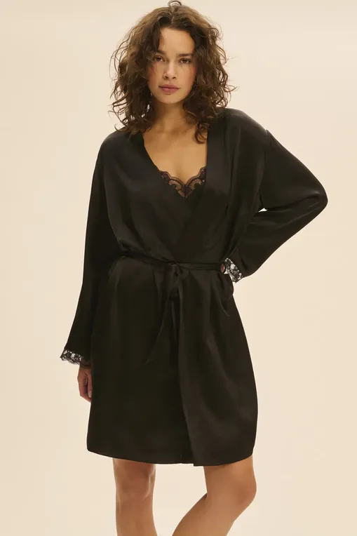 Халаты Simone Perele 1F8982 015 noir/tatoo