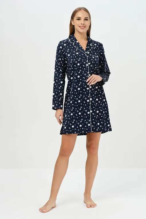 Халаты Taubert 212391621 4901 navy/off-white