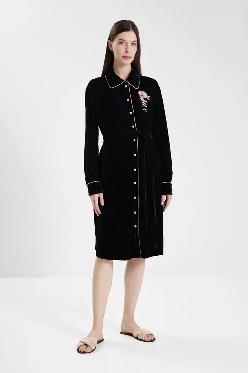 Халаты TWINSET U&B 242LL2CEE 00006 NERO