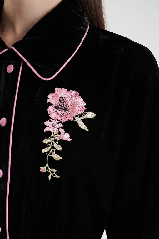 Халаты TWINSET U&B 242LL2CEE 00006 NERO