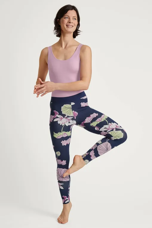 Легинсы Calida 27822 476 dark blue print