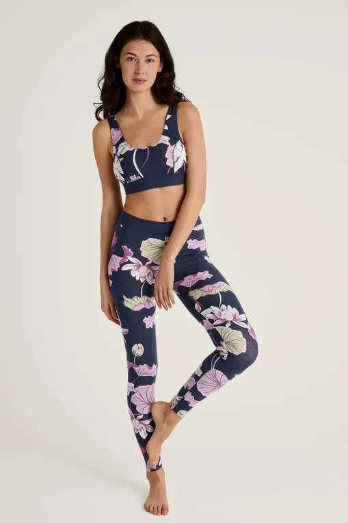 Легинсы Calida 27822 476 dark blue print