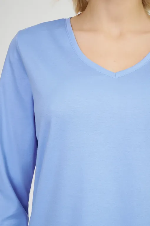 Лонгсливы Calida 15058 399 hydrangea blue