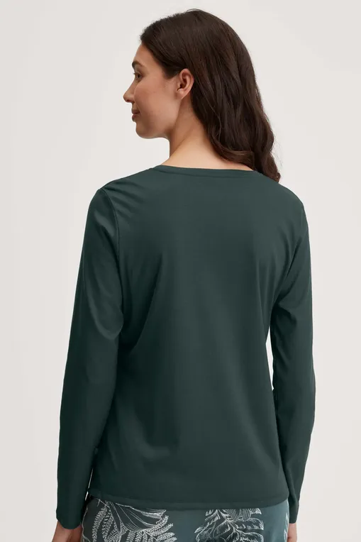 Лонгсливы Calida 15212 617 deep emerald green