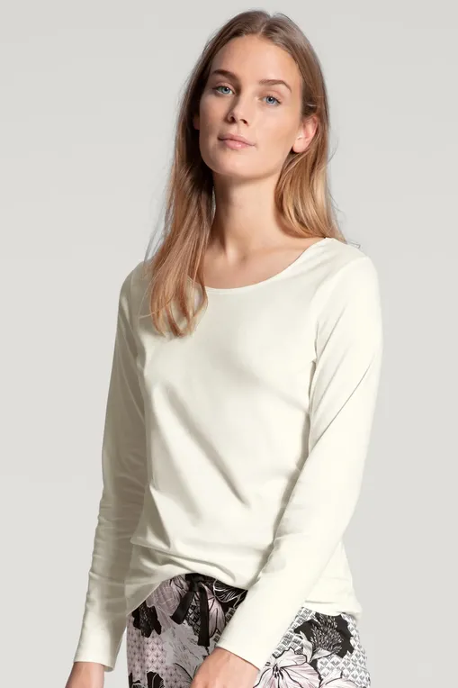 Лонгсливы Calida 15239 910 star white