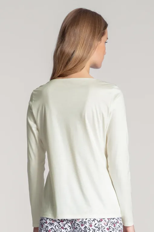 Лонгсливы Calida 15239 910 star white