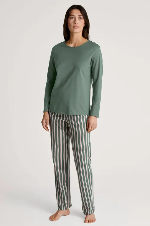 Лонгсливы Calida 15291 618 laurel green