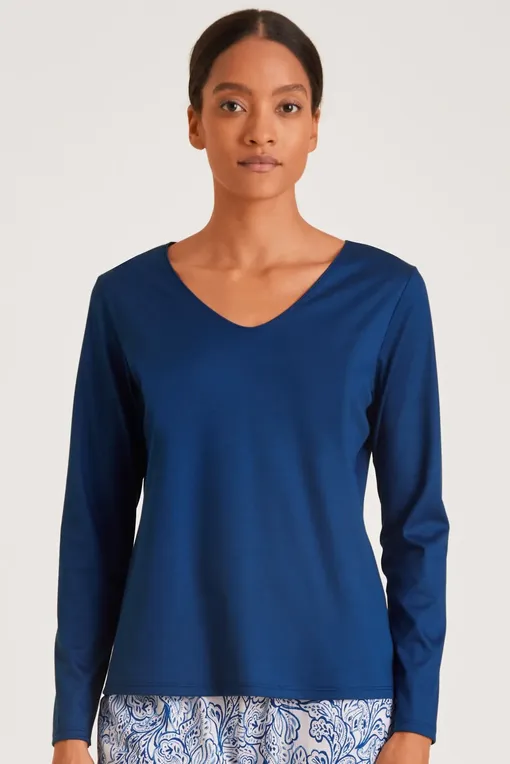 Лонгсливы Calida 15334 409 sodalite blue