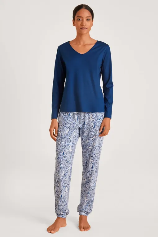 Лонгсливы Calida 15334 409 sodalite blue