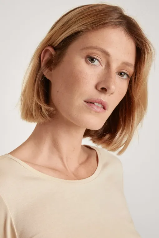 Лонгсливы Calida 15696 821 light macadamia